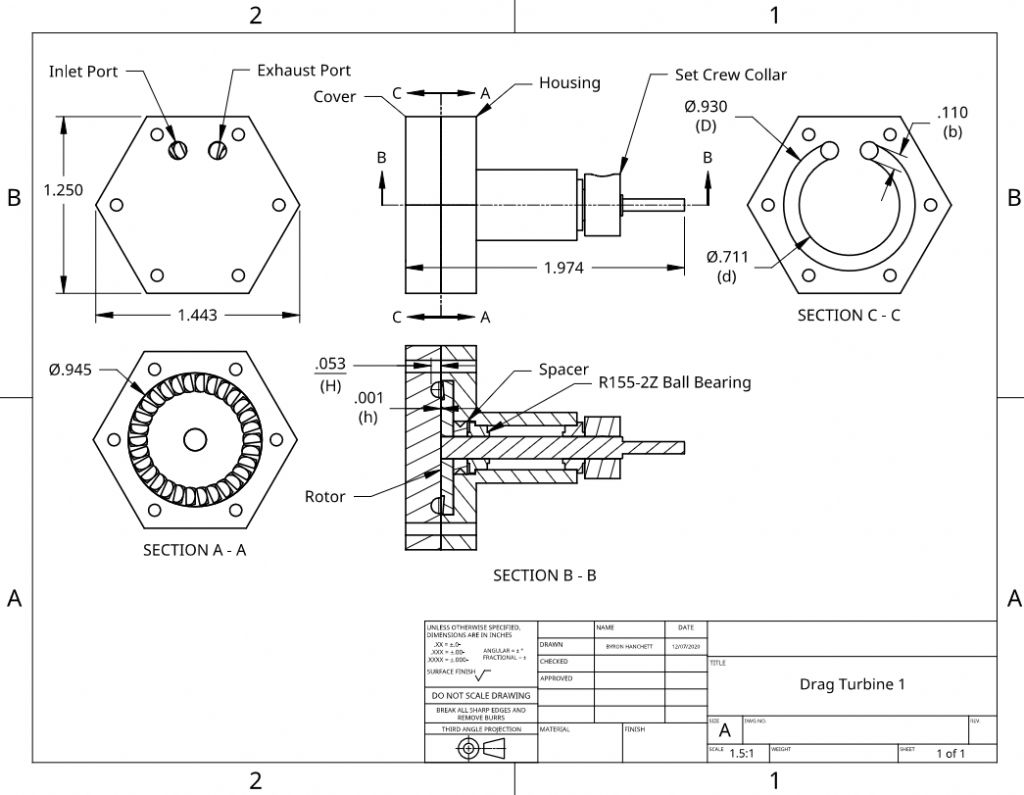 Drag Turbine 1